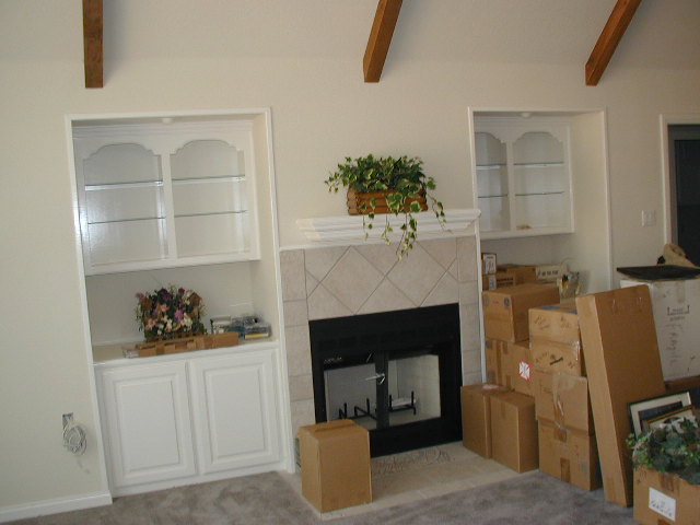 Picture of fireplace in living room