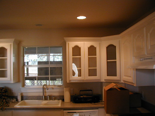 Picture of kitchen by sink and cook top